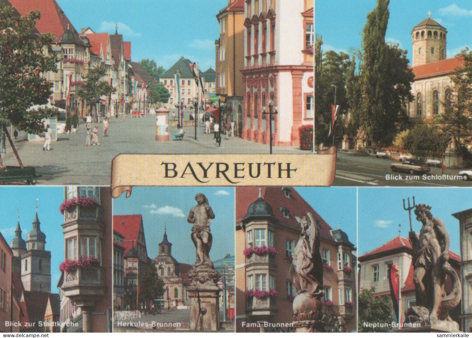26119 - Bayreuth - Innenstadt Mit Fussgängerzone - Ca. 1995 - Bayreuth