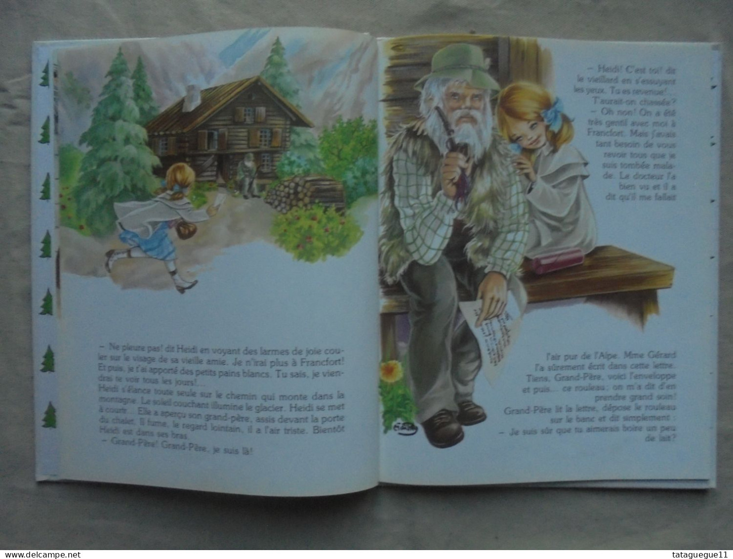 Vintage - Livre pour enfant Heidi à la ferme Collection Primevère Ed. Hemma 1990