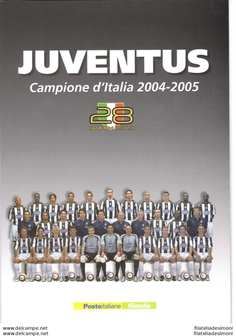 2005 Italia - Repubblica , Folder Juventus Campione D'Italia , MNH** - Presentation Packs