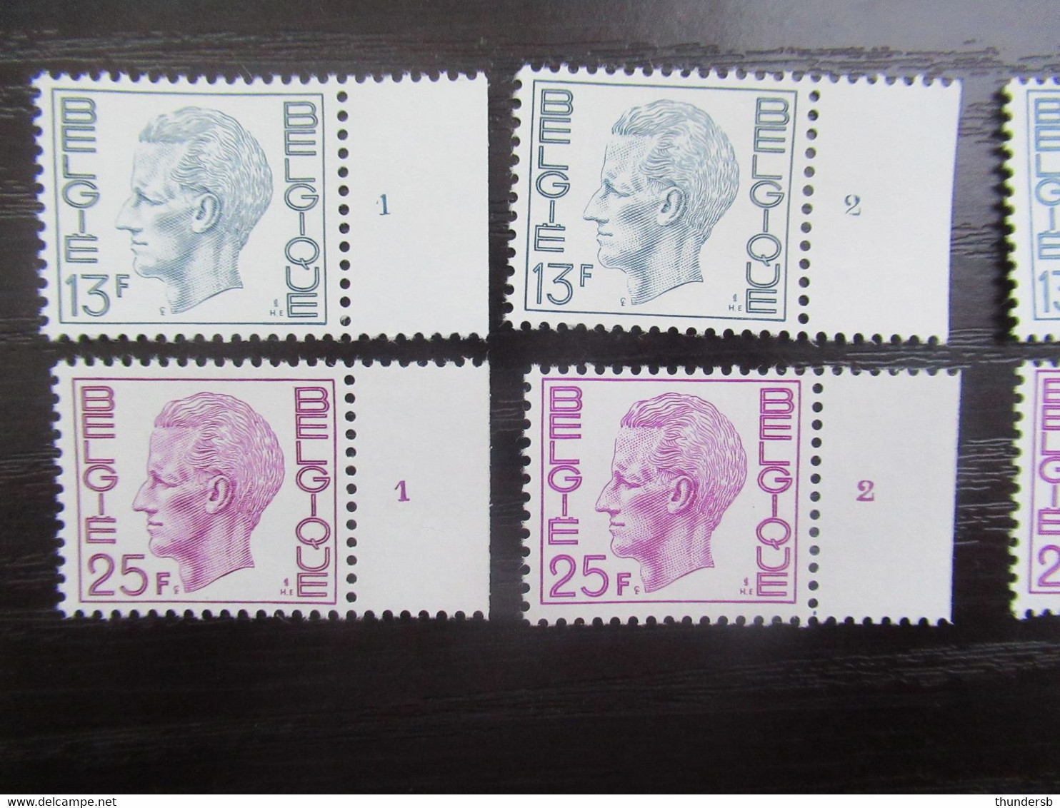 1747/48 P5 'Elström' - Volledige Set Plaatnummers - Postfris ** - 1971-1980