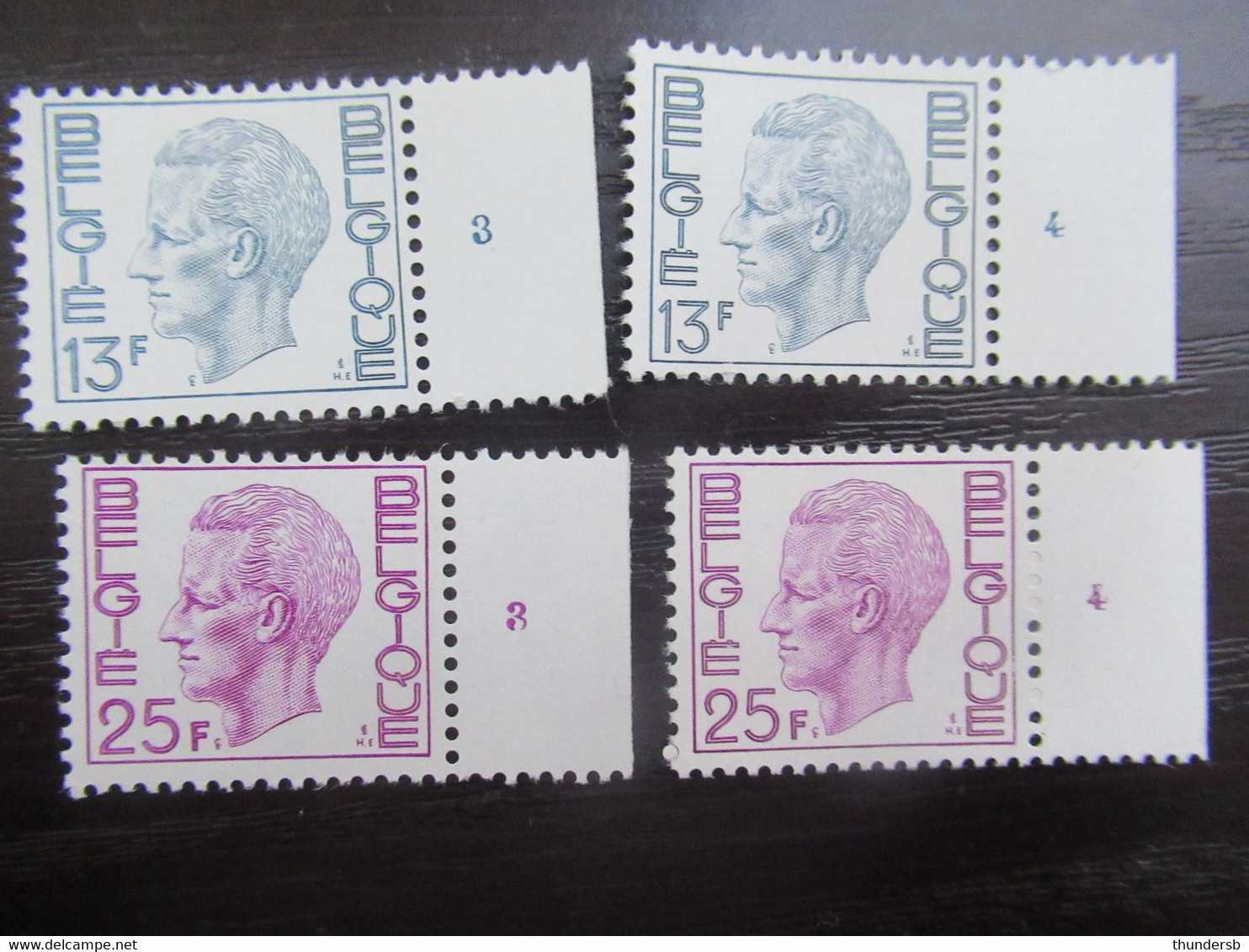 1747/48 P5 'Elström' - Volledige Set Plaatnummers - Postfris ** - 1971-1980