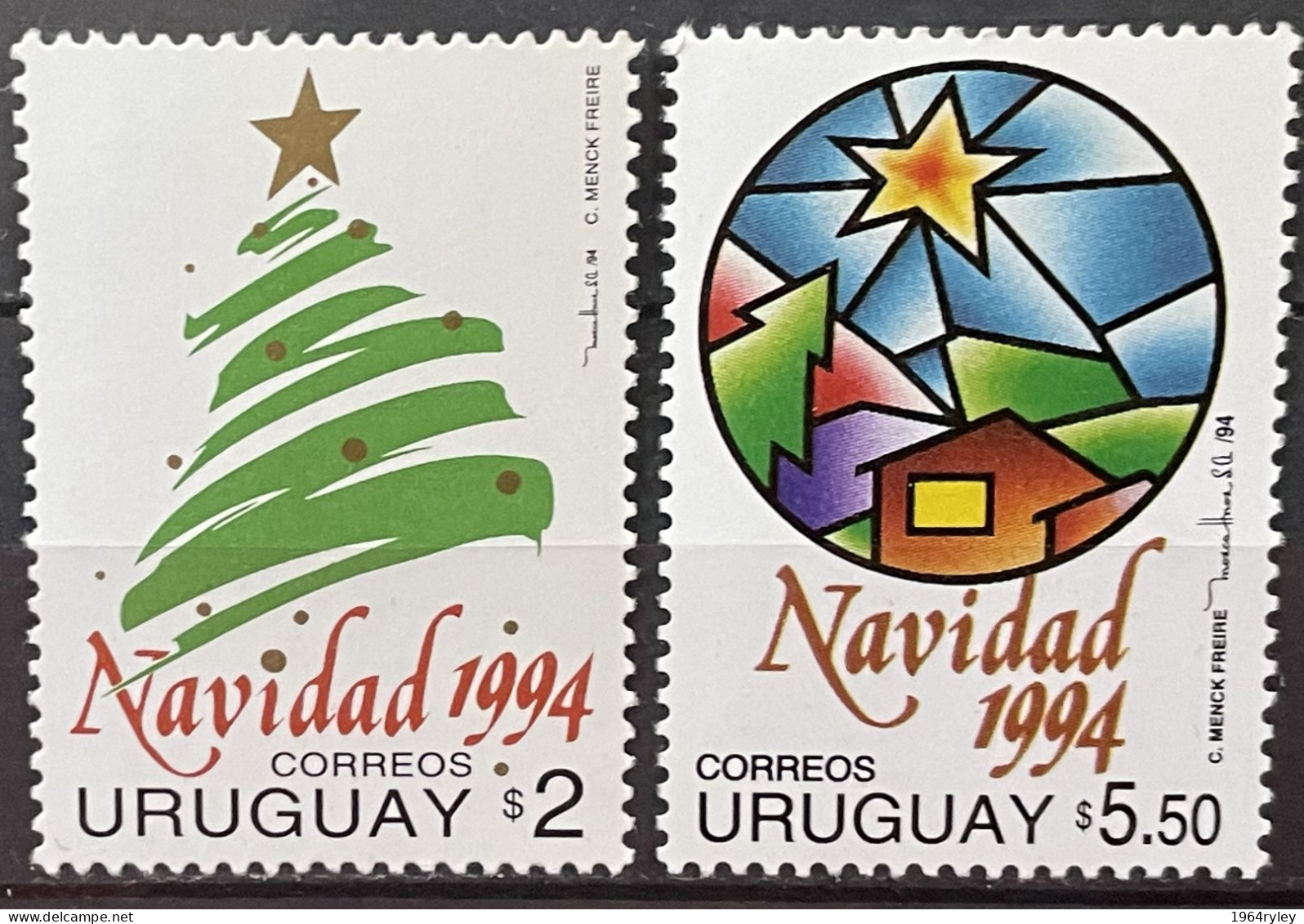 URUGUAY - MNH** -  1994 - # 2076/2077 - Uruguay