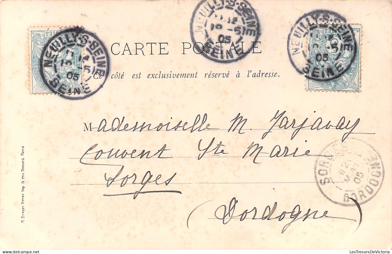 FRANCE - NEUILLY SUR SEINE - Pensionnat Des Dames Chanoinesses - Récréation - Jeu De  Croquet -  Carte Postale Ancienne - Neuilly Sur Seine