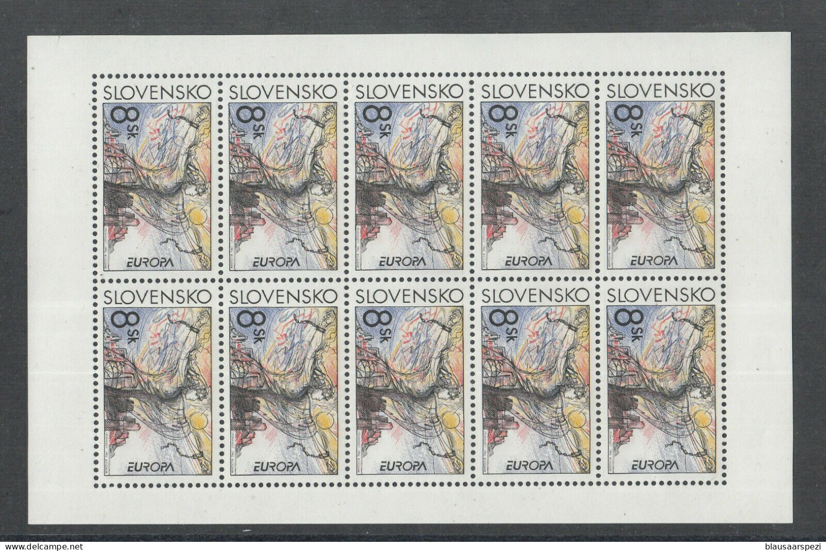 SLOVAKIA Europe 1995 MNH / ** - Peace And Freedom   / Miniature Sheet **/MNH  (N 100 ) - 1995