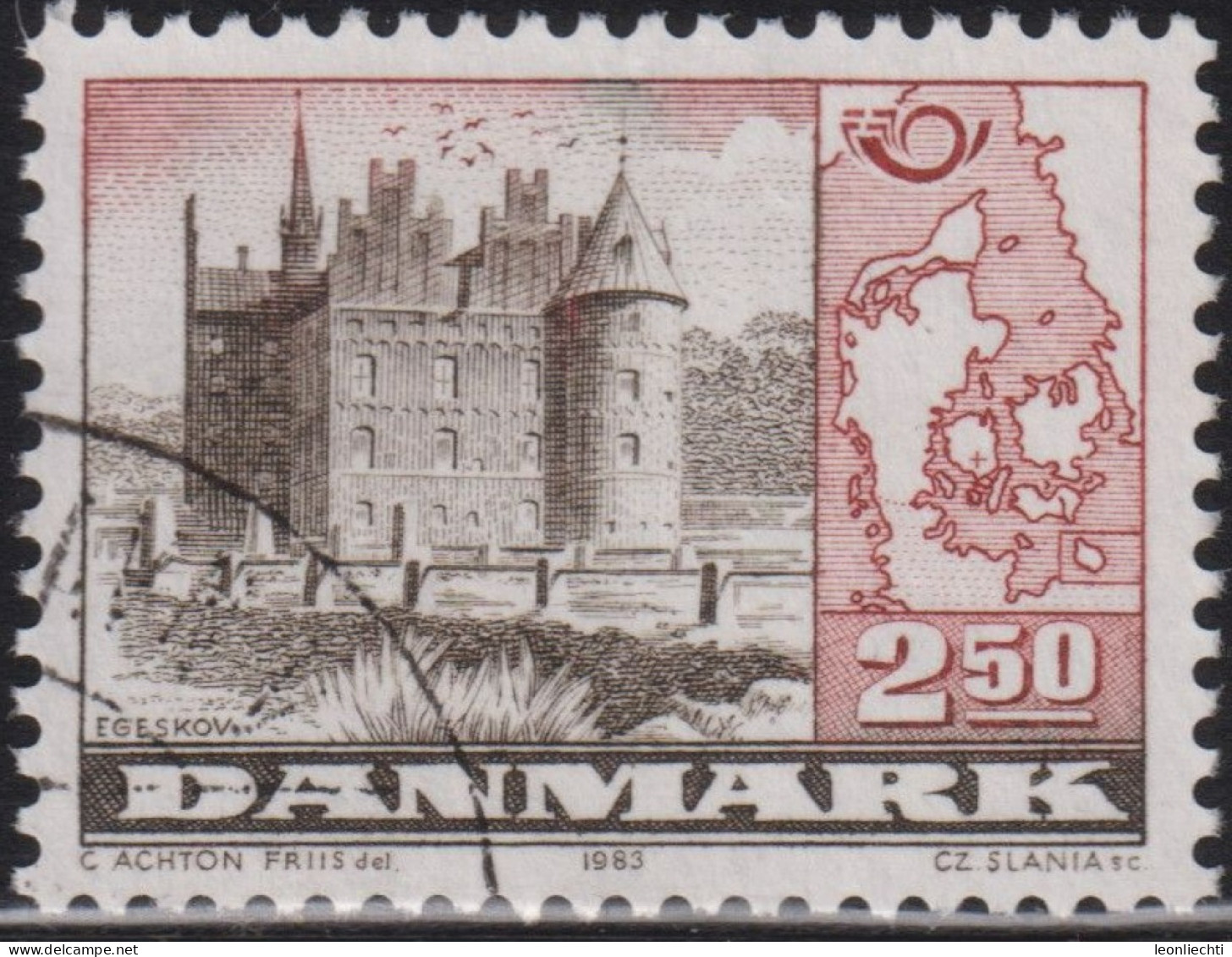 1983 Dänemark ° Mi:DK 772, Sn:DK 735, Yt:DK 775, Sg:DK 757, AFA:DK 769, Un:DK 775, Norden Landscape - Oblitérés