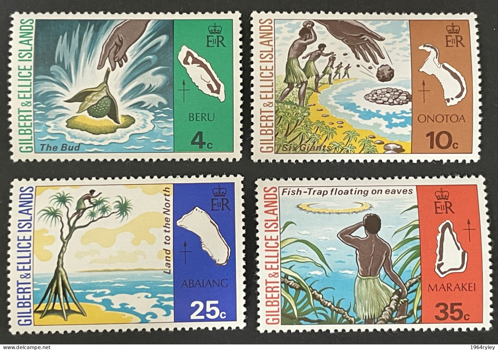 GILBERT ISLANDS - MNH** -  1974 - # 252/255 - Gilbert & Ellice Islands (...-1979)