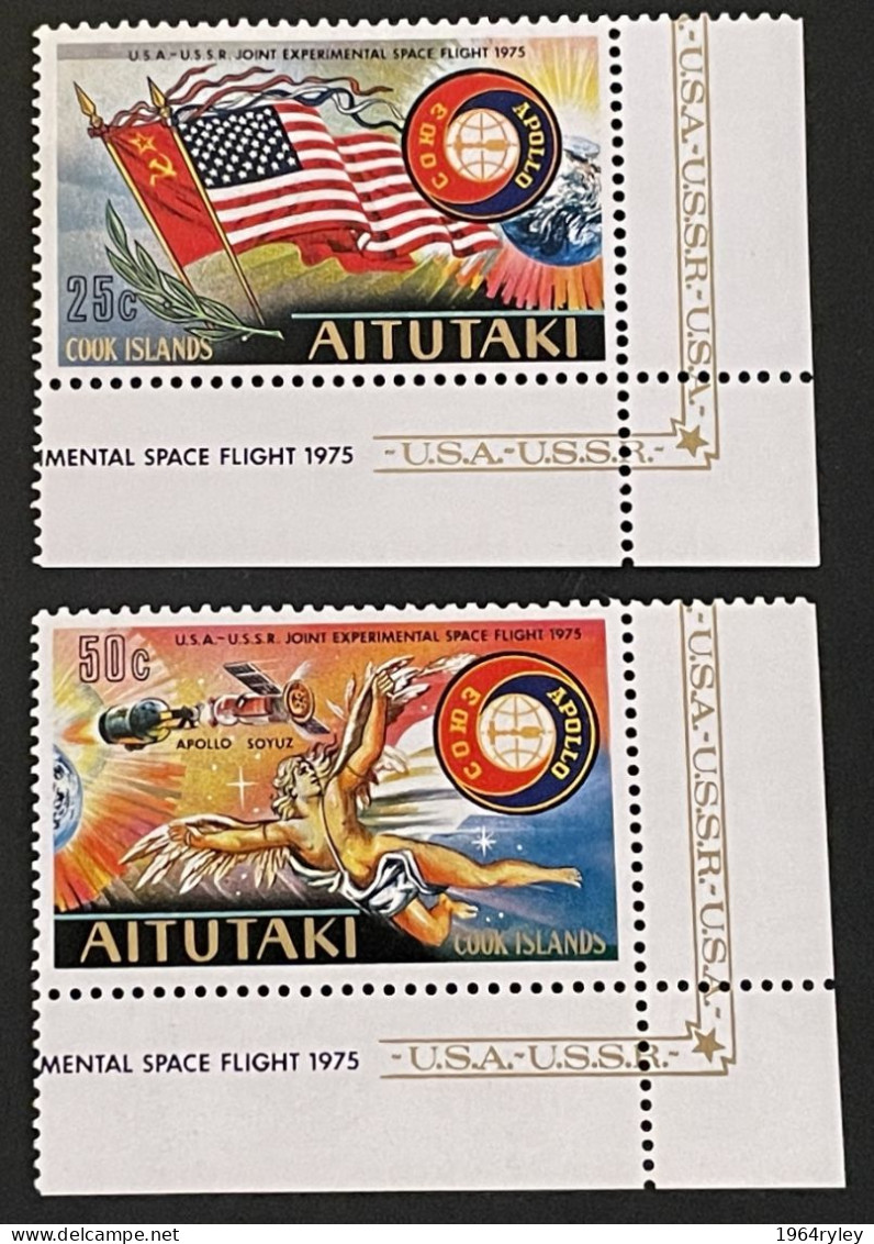 AITUTAKI - MNH** -  1975 - # 134/135 - Aitutaki