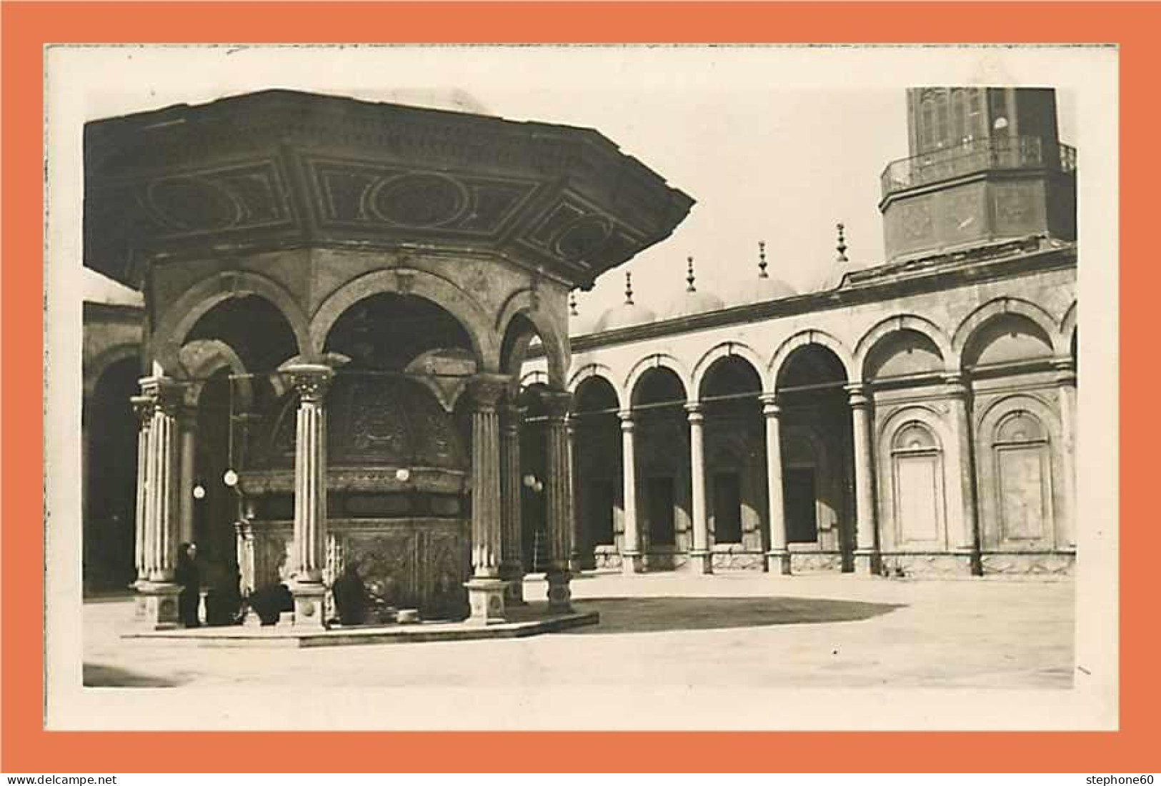 A343 / 023 Carte PHOTO !! LE CAIRE Egypte Fontaine Mosquée - Cairo