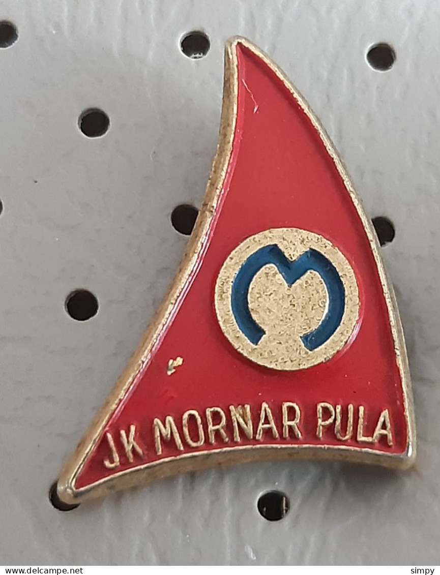 Sailing Club JK Mornar Pula Croatia  Pin Badge - Zeilen