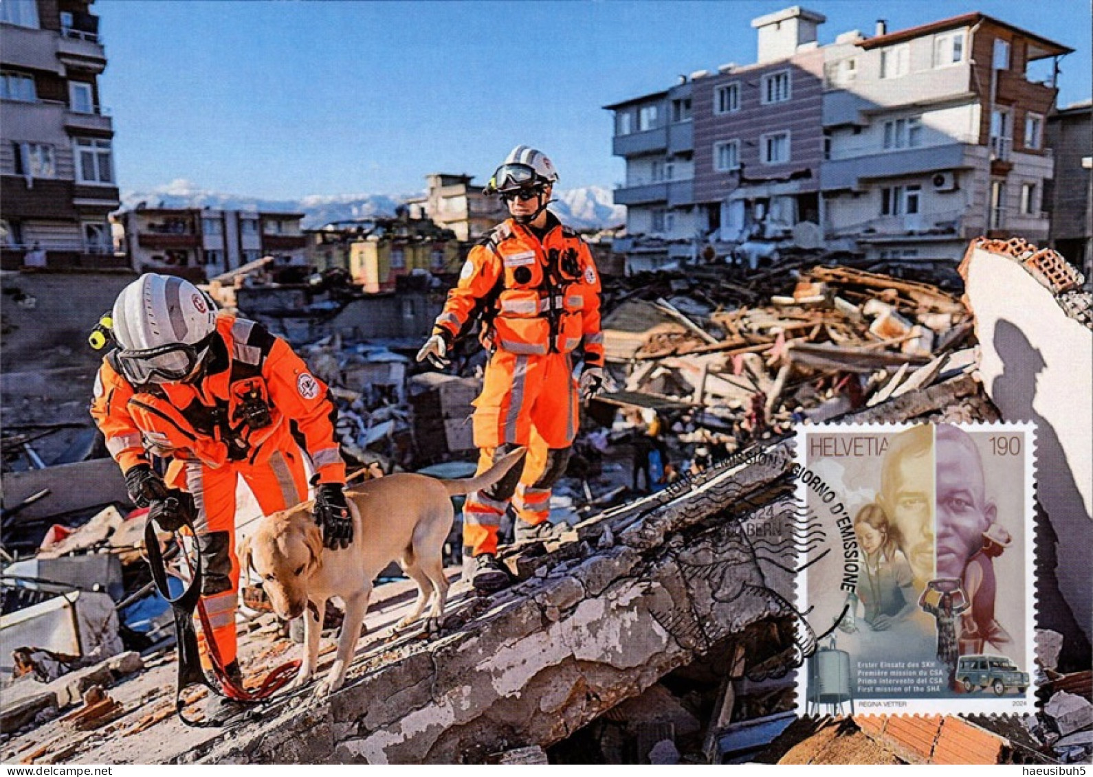 Maximumkarte 2024 Schweizerisches Korps Für Humanitäre Hilfe SKH - Cartoline Maximum