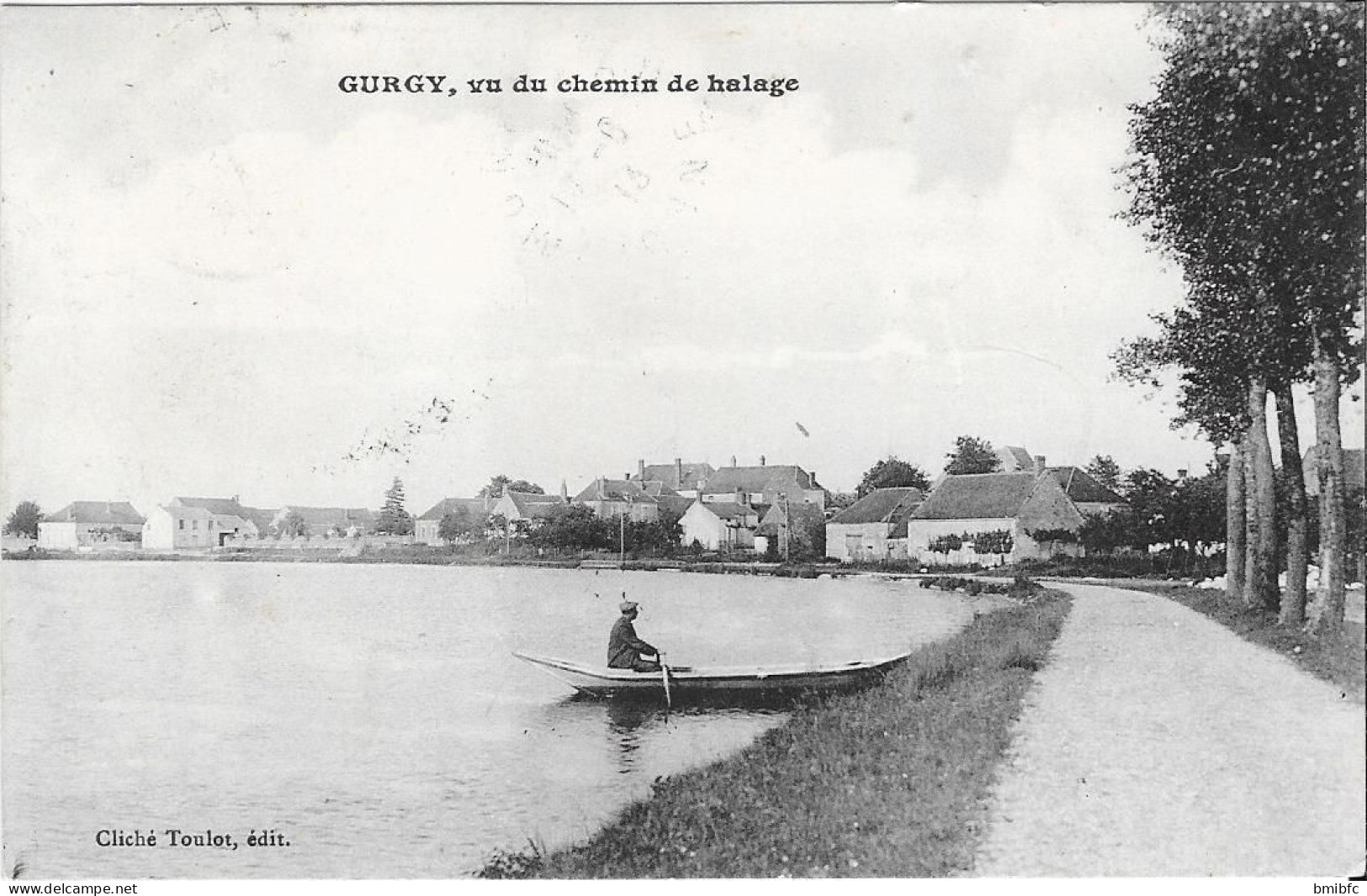 GURGY, Vu Du Chemin De Halage - Gurgy