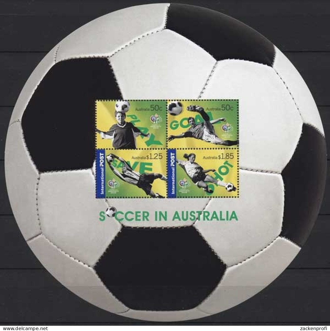 Australien 2006 Fußball-WM In Deutschland Block 61 Postfrisch (C24232) - Hojas Bloque