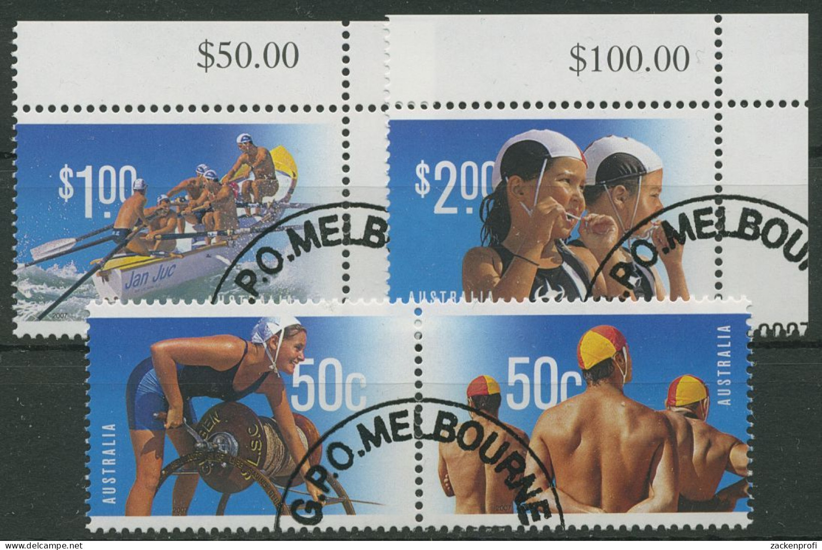 Australien 2007 Jahr Der Rettungsschwimmer 2791/94 Gestempelt - Used Stamps