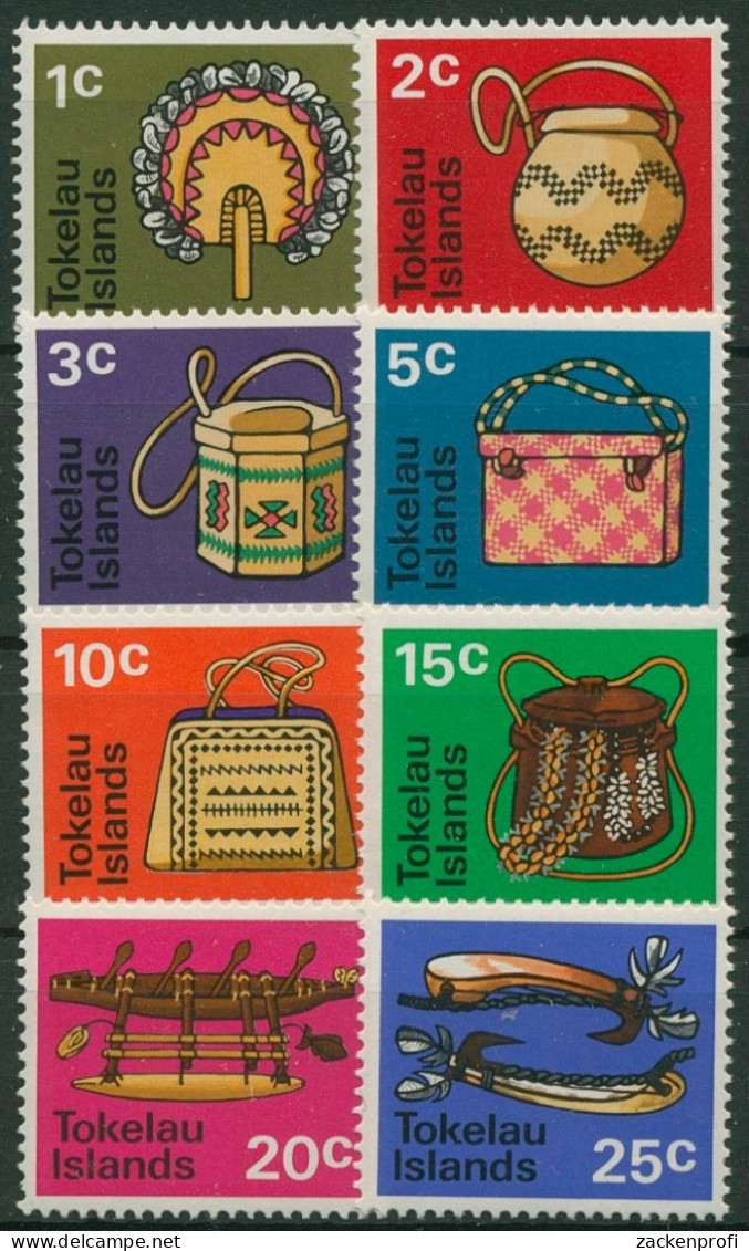 Tokelau 1971 Einheimisches Handwerk 18/25 Postfrisch - Tokelau