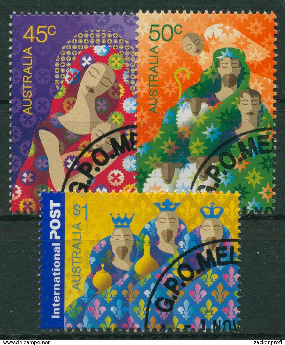 Australien 2004 Weihnachten 2388/90 Gestempelt - Used Stamps
