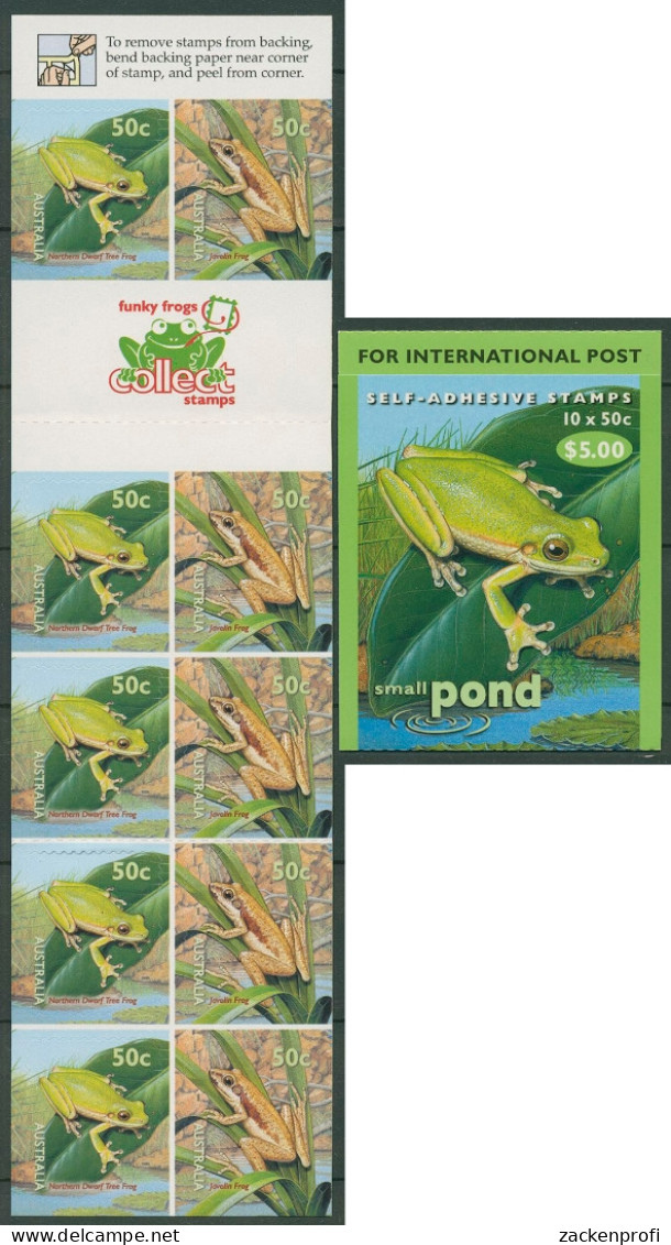 Australien 1999 Leben Am Teich Frösche MH 128 Postfrisch (C29564) - Booklets