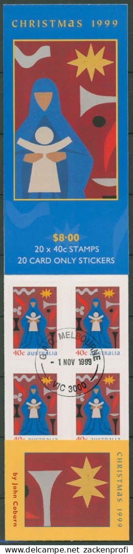 Australien 1999 Weihnachten Maria Mit Kind MH 129 Gestempelt (C29570) - Postzegelboekjes