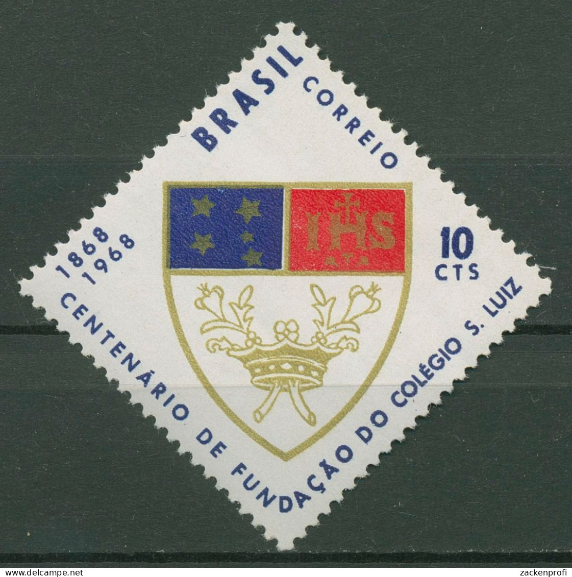 Brasilien 1968 Schule Colegio Sao Luiz, Rio De Janeiro 1170 Postfrisch - Unused Stamps