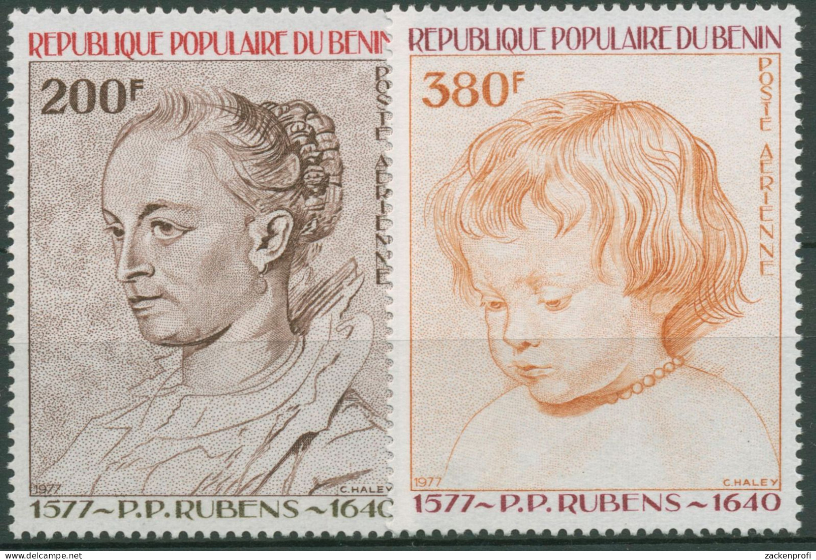 Benin 1977 Gemälde Peter Paul Rubens 123/24 Postfrisch - Benin – Dahomey (1960-...)