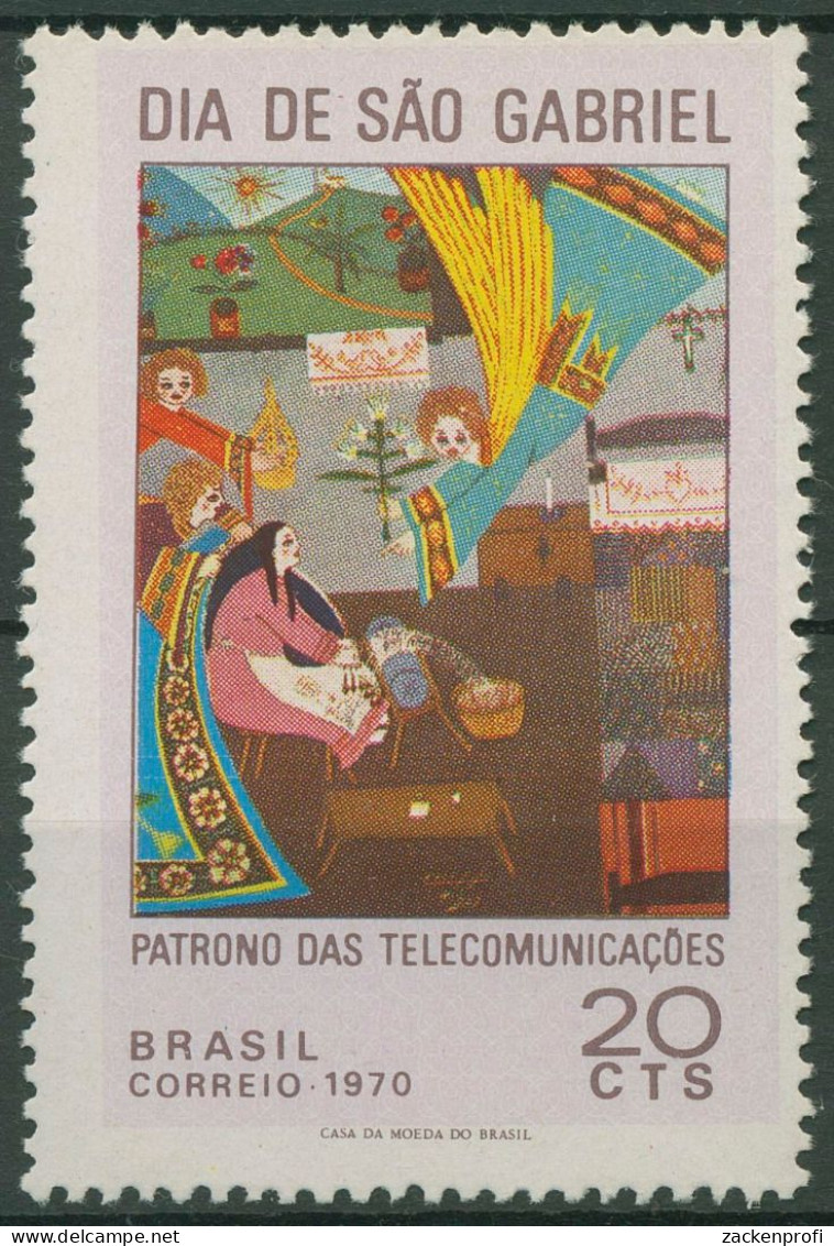 Brasilien 1970 Schutzpatron Heiliger Gabriel 1267 Postfrisch - Ongebruikt