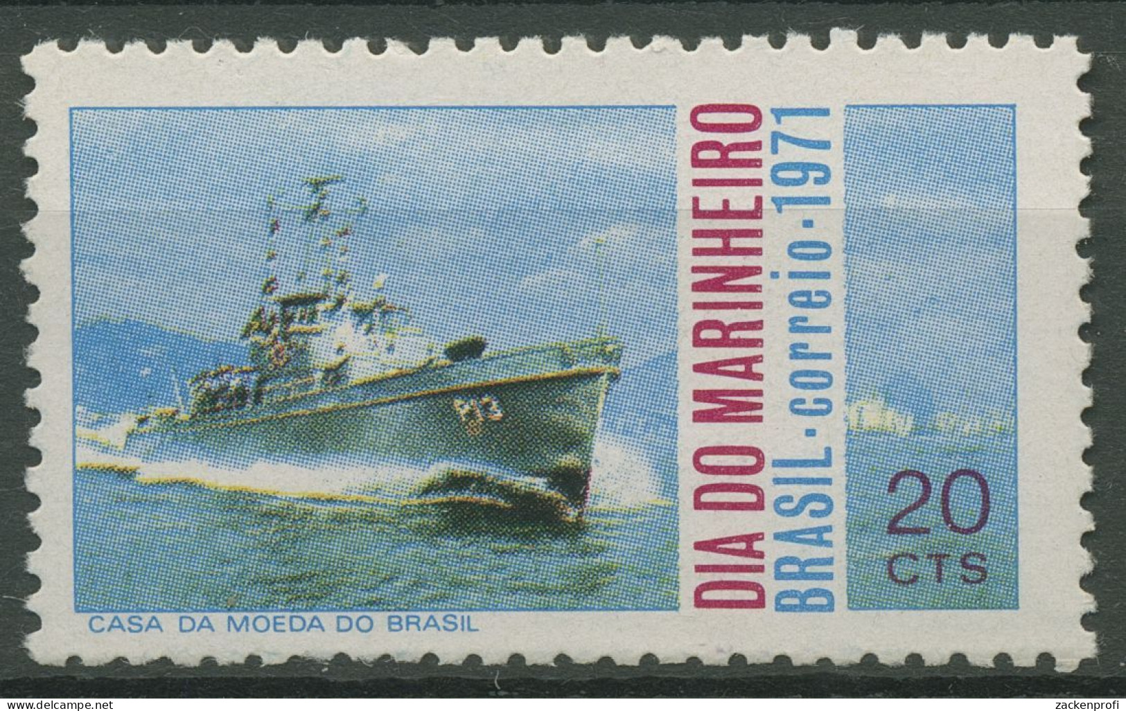 Brasilien 1971 Tag Des Seemanns Küstenwache Boot 1300 Postfrisch - Ungebraucht
