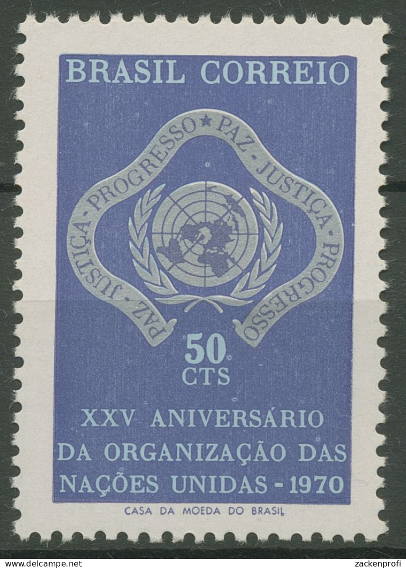 Brasilien 1970 25 Jahre Vereinte Nationen UNO 1269 Postfrisch - Ungebraucht