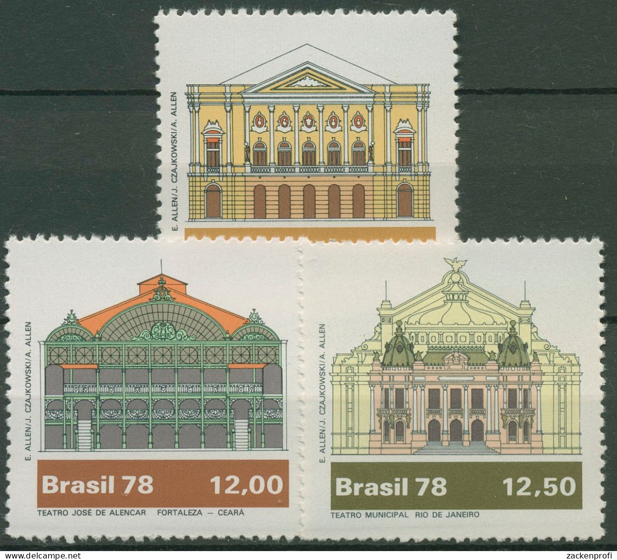 Brasilien 1978 Theater 1692/94 Postfrisch - Neufs