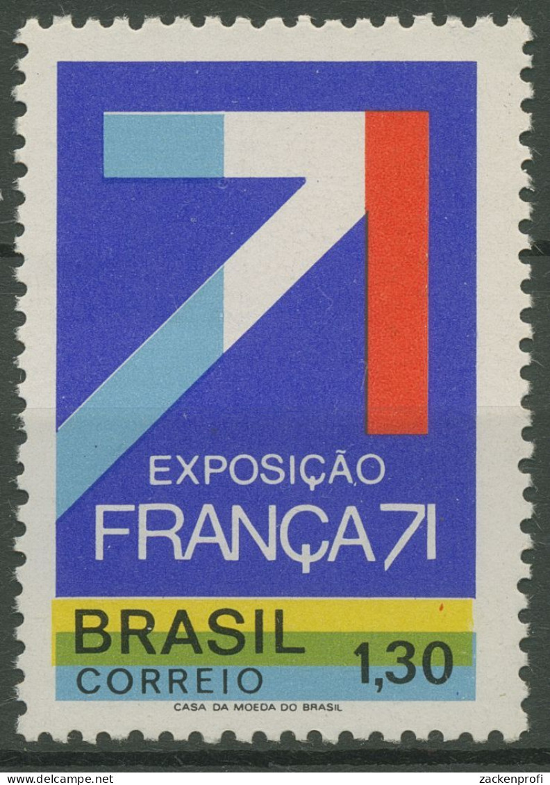 Brasilien 1971 Französische Industrieausstellung Sao Paulo 1291 Postfrisch - Ongebruikt