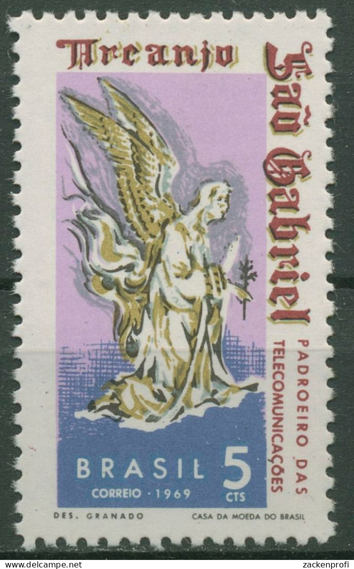 Brasilien 1969 Schutzpatron Erzengel Gabriel 1205 Postfrisch - Nuovi