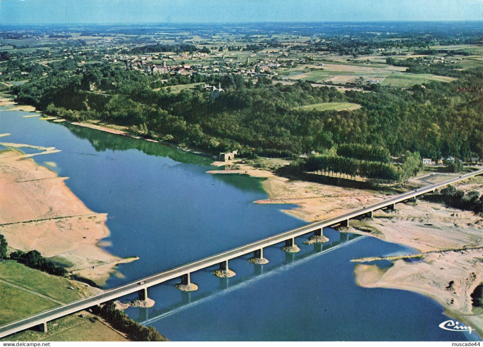 CHAMPTOCEAUX - LE NOUVEAU PONT SUR LA LOIRE - VUE AERIENNE - Champtoceaux