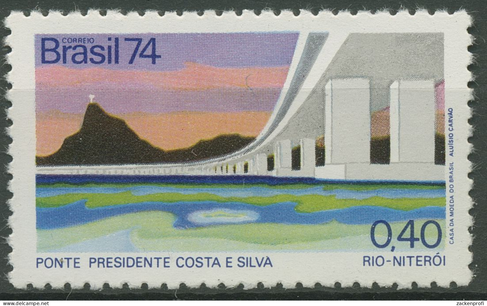 Brasilien 1974 Präsident-Costa-e-Silva-Brücke 1425 Postfrisch - Nuovi