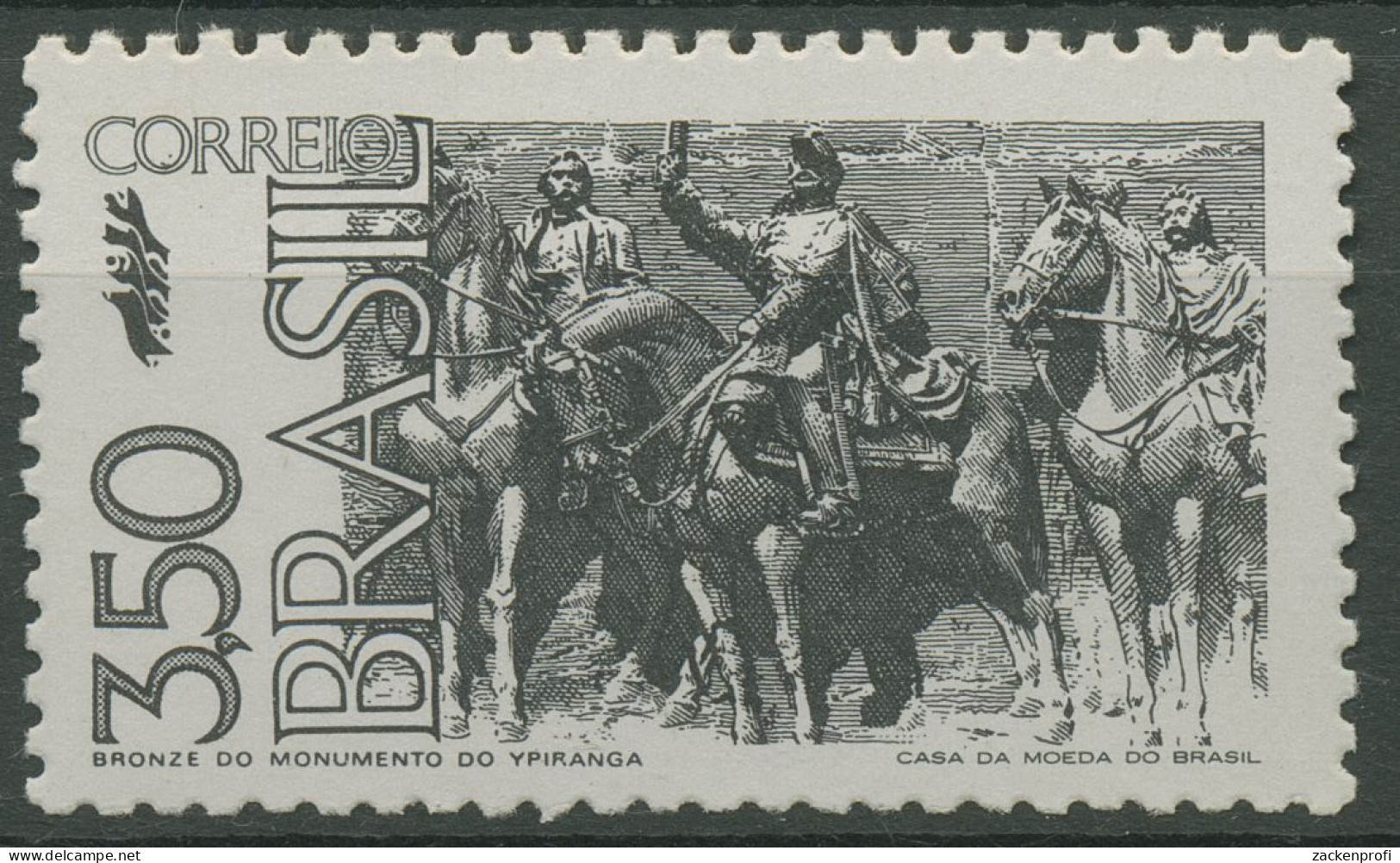 Brasilien 1972 Unabhängigkeit Denkmal Bronzegruppe 1340 Postfrisch - Unused Stamps