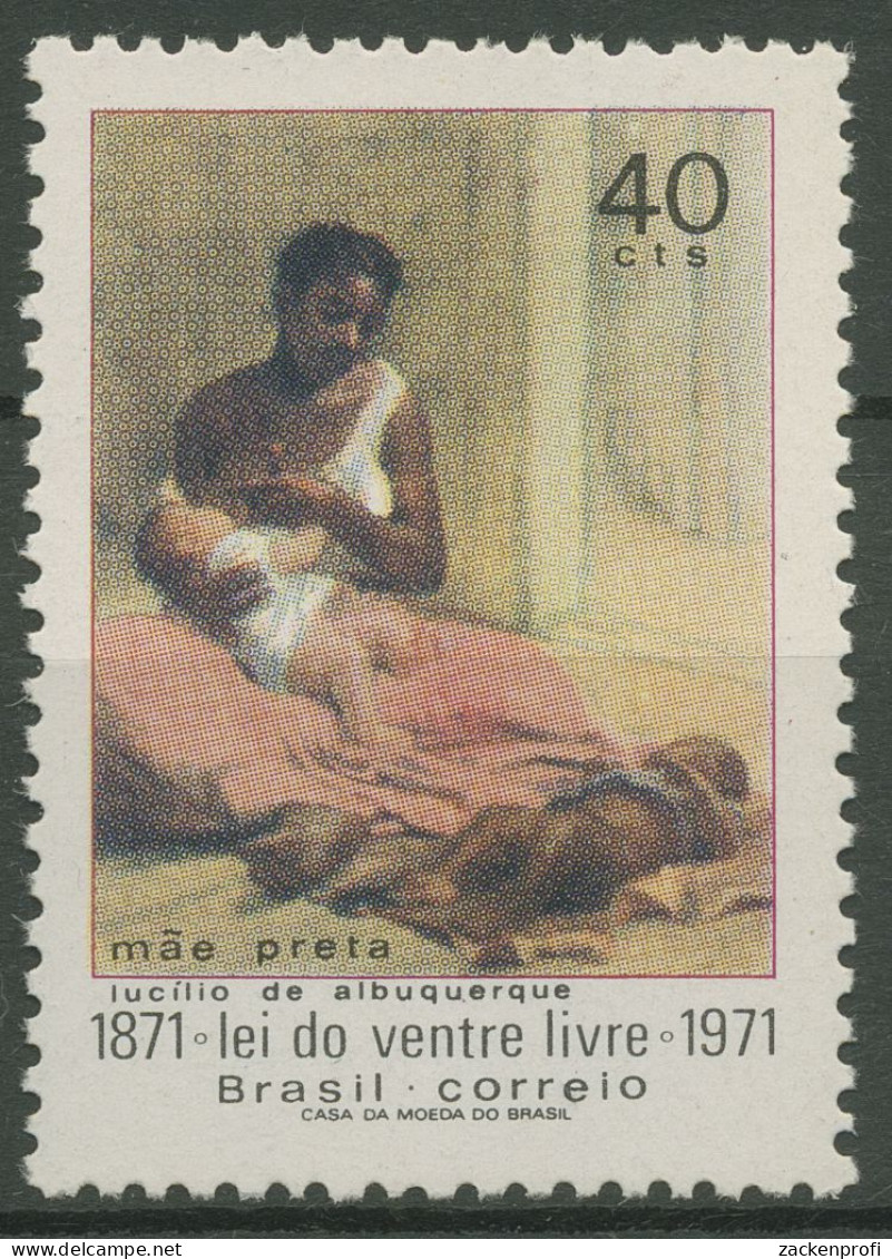 Brasilien 1971 100 Jahre Freiheit Der Sklavenkinder Gemälde 1292 Postfrisch - Unused Stamps