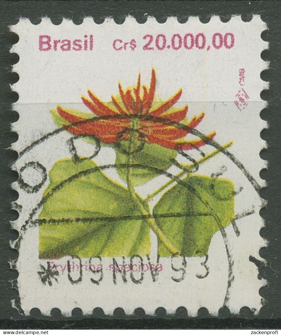 Brasilien 1993 Freimarken: Pflanzen Blüten 2518 Gestempelt - Usati