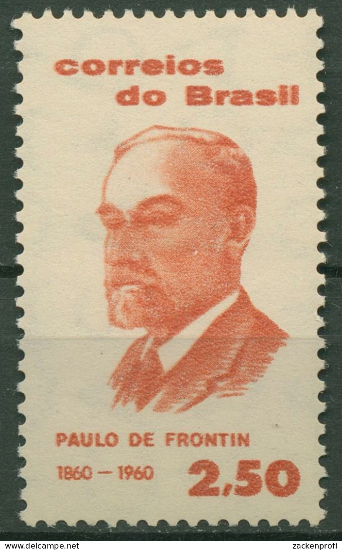 Brasilien 1960 Politiker Paulo De Frontin 989 Postfrisch - Neufs