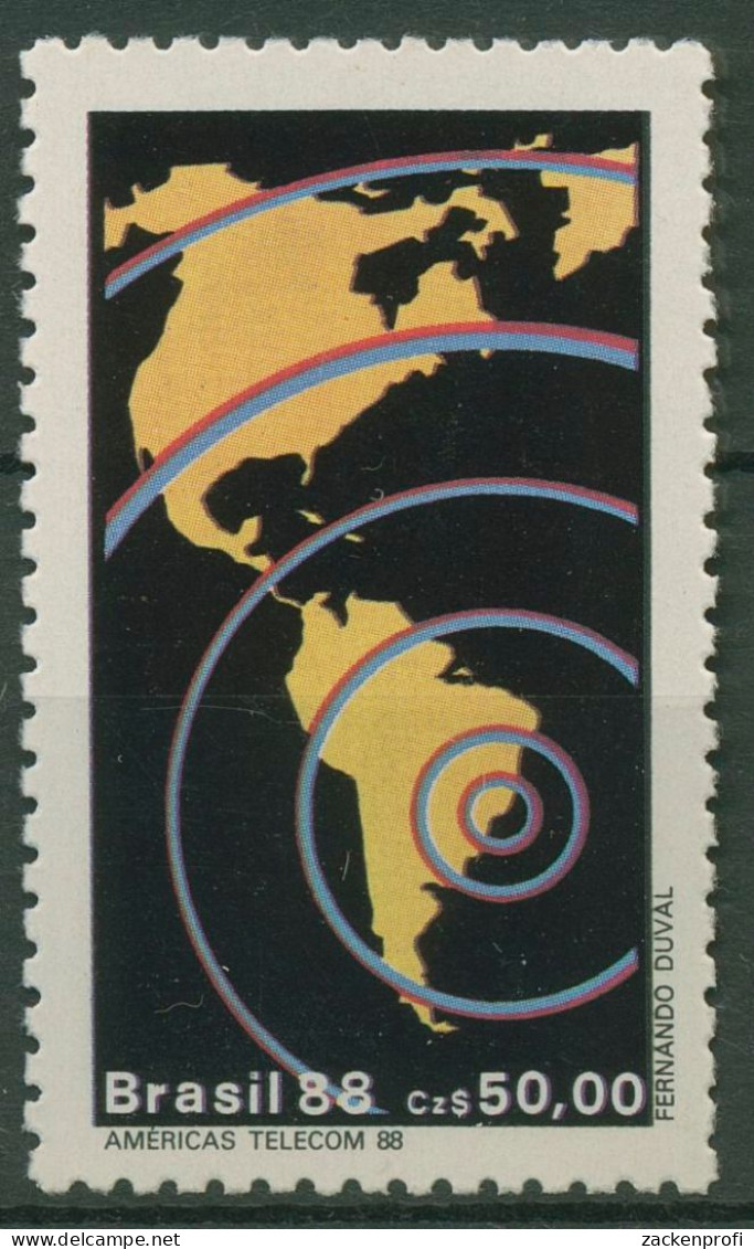 Brasilien 1988 Fernmeldeausstellung AMERICAS TELEKOM 2255 Postfrisch - Ongebruikt