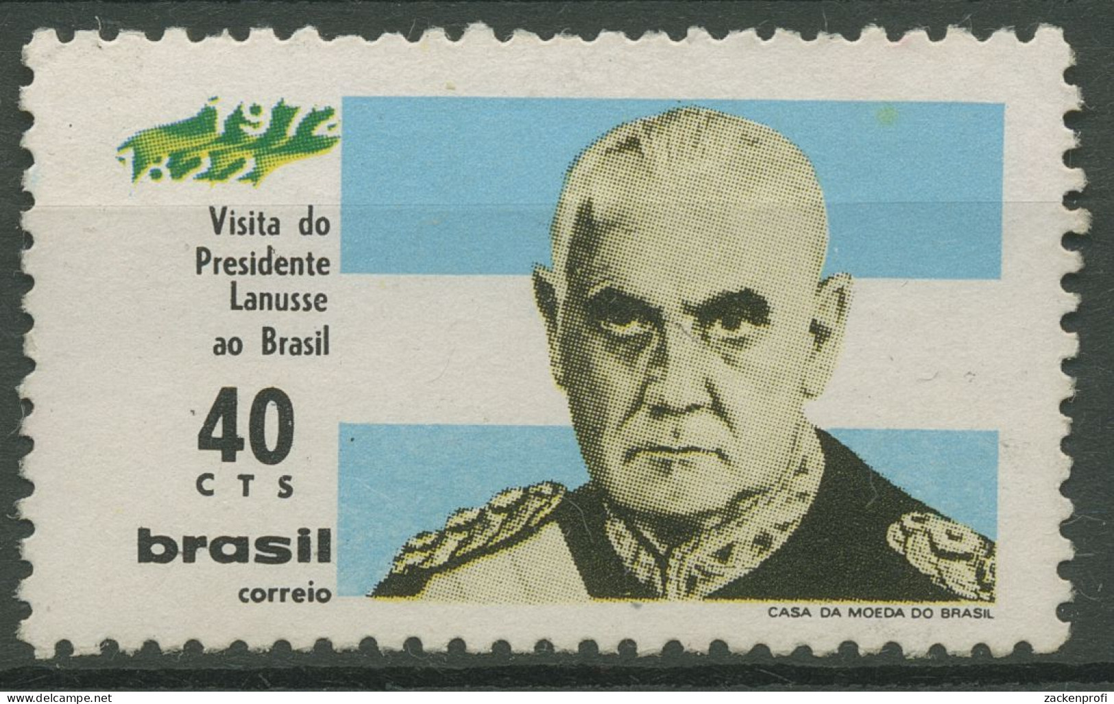 Brasilien 1972 Argentinischer Staatspräsident Lanusse 1308 Postfrisch - Neufs