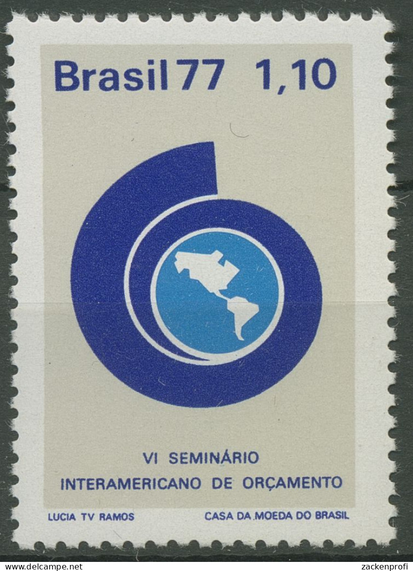 Brasilien 1977 Interamerikanisches Budget-Seminar 1582 Postfrisch - Ungebraucht