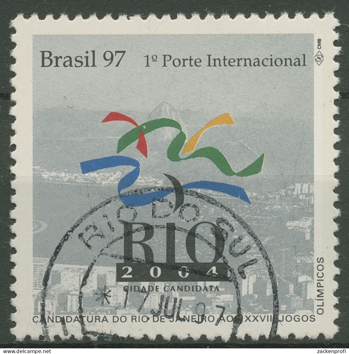 Brasilien 1997 Bewerbung Für 2004 Olympische Sommerspiele 2734 Gestempelt - Gebraucht