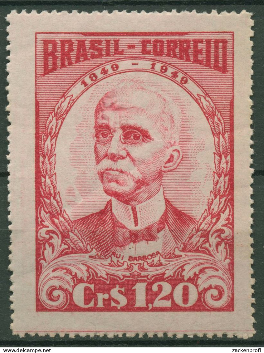 Brasilien 1949 Politiker Ruy Barbosa 748 Postfrisch, Bügig - Nuovi