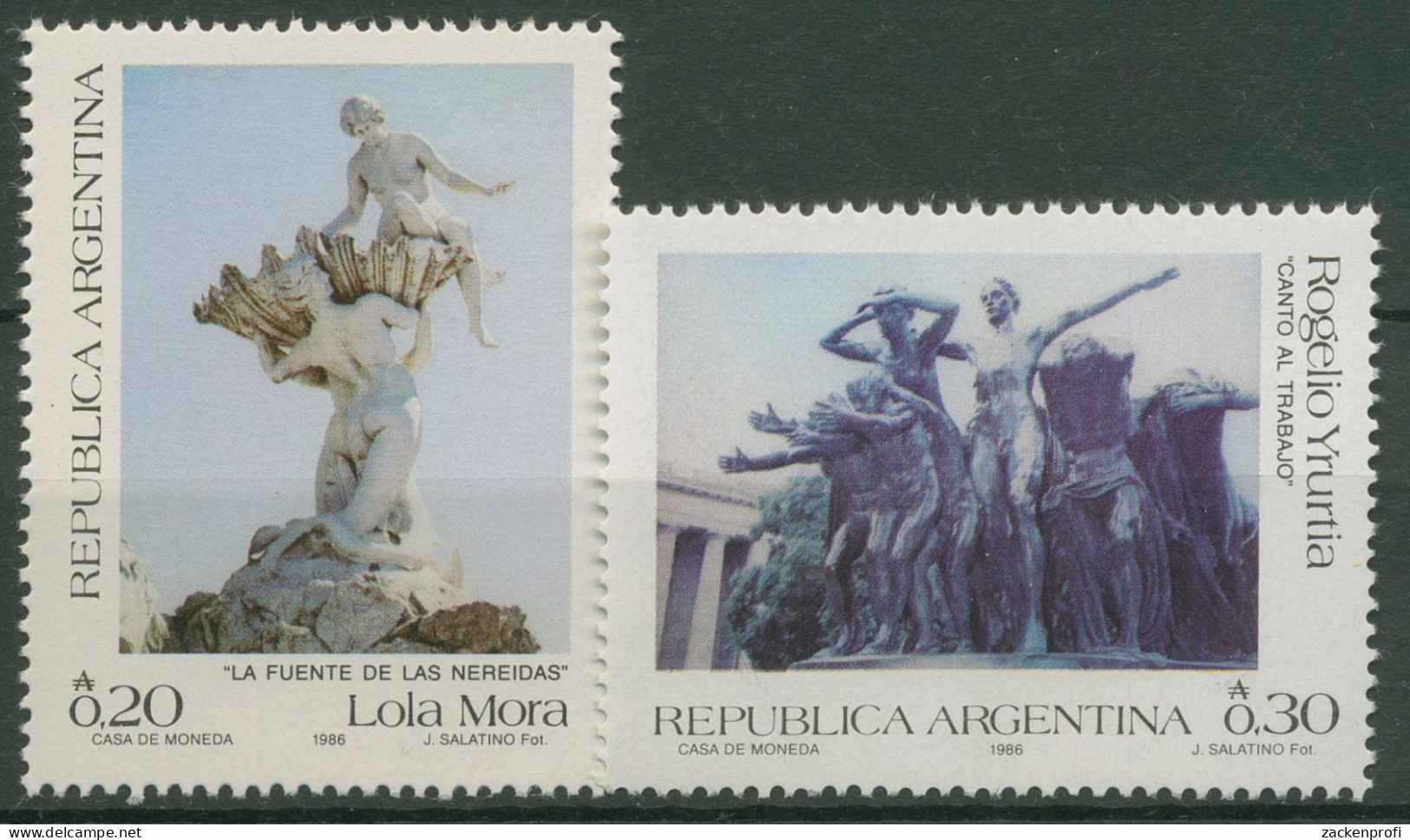 Argentinien 1986 Skulpturen 1810/11 Postfrisch - Ungebraucht