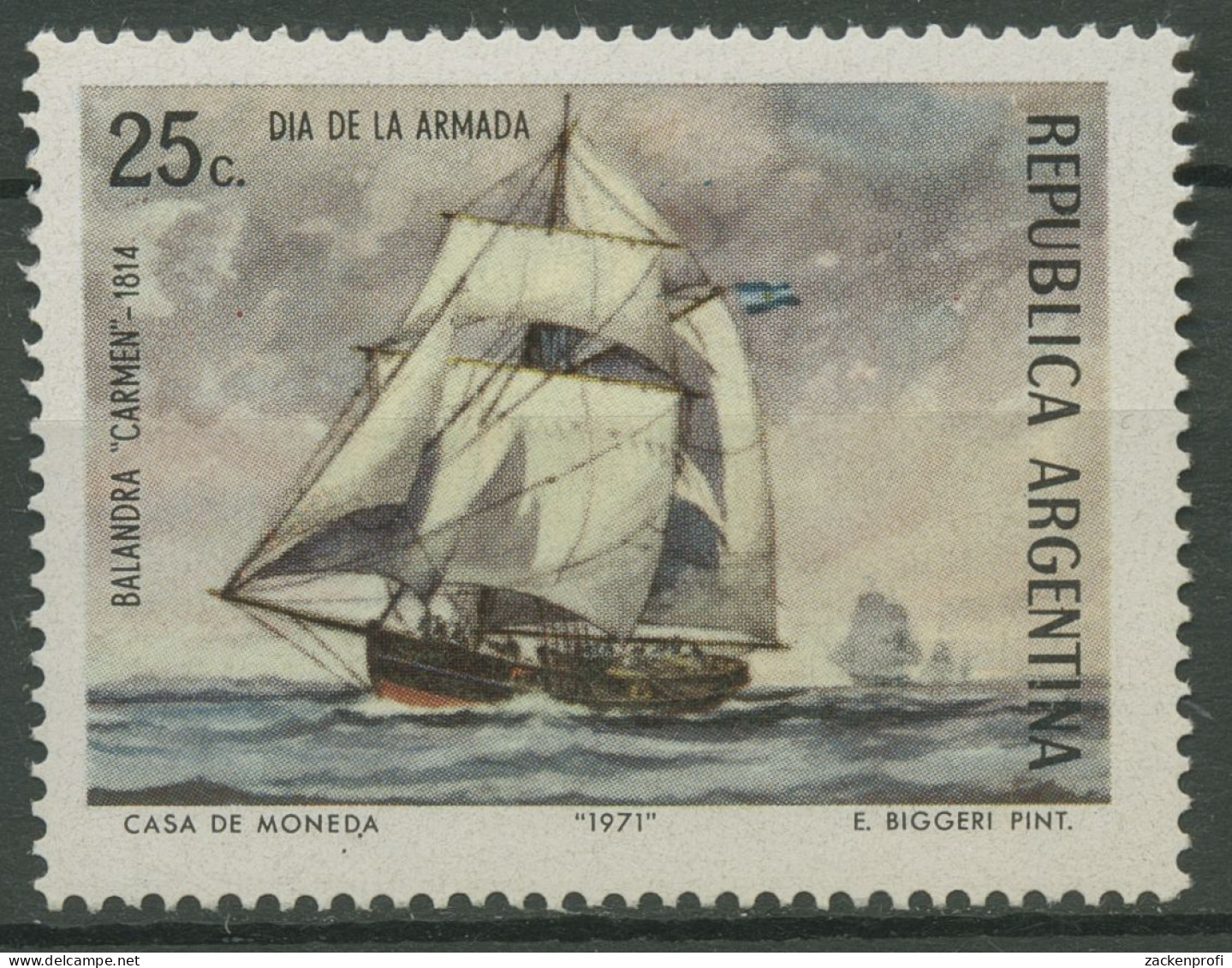 Argentinien 1971 Tag Der Marine Schiffe 1104 Postfrisch - Nuevos
