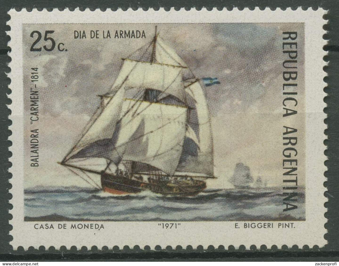 Argentinien 1971 Tag Der Marine Schiffe 1104 Postfrisch - Nuovi