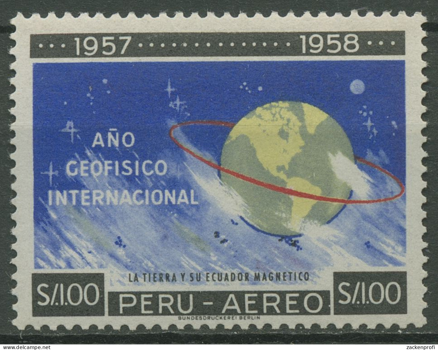 Peru 1961 Geophysikalisches Jahr 599 Postfrisch - Perú