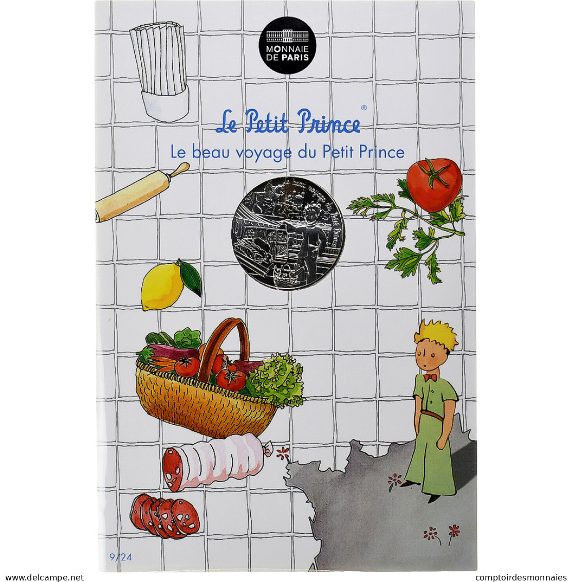 France, Monnaie De Paris, 10 Euro, Le Petit Prince (et La Gastronomie), 2016 - France