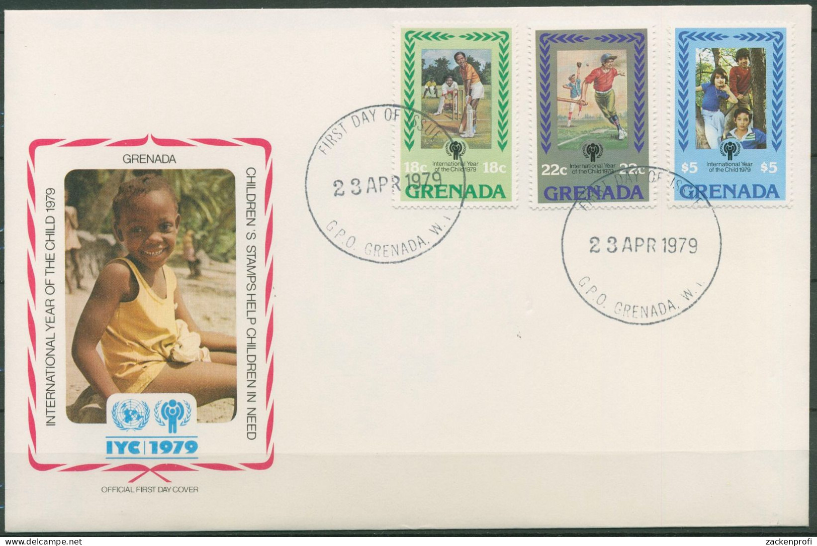 Grenada 1979 Jahr Des Kindes 963/65 FDC (X62050) - Grenada (1974-...)