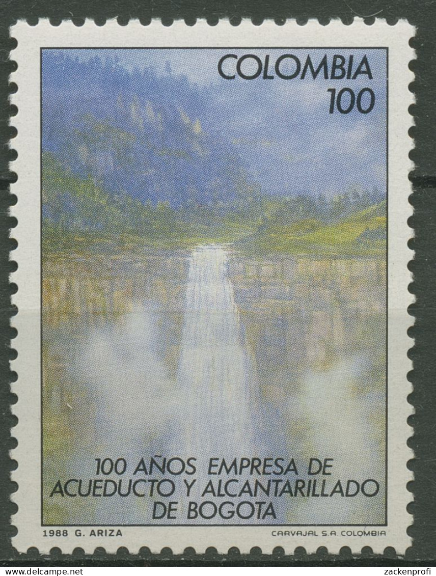 Kolumbien 1988 Wasserkraftwerk Staumauer 1721 Postfrisch - Colombie