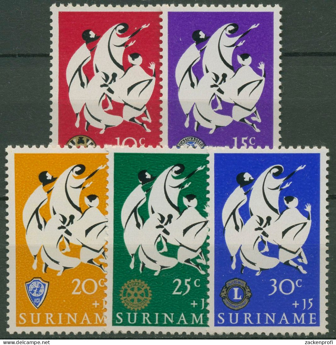 Surinam 1966 Ostern Embleme 498/02 Postfrisch - Suriname