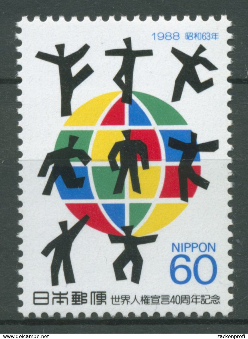 Japan 1988 UNO Erklärung Der Menschenrechte 1820 Postfrisch - Ungebraucht