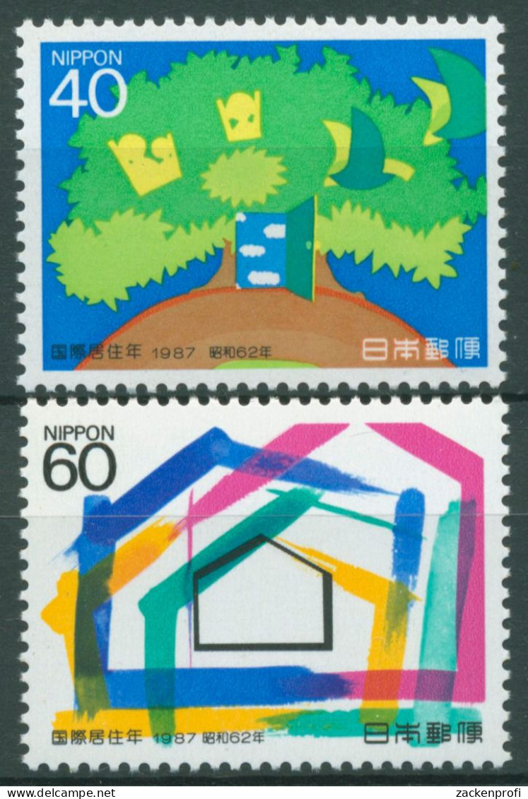 Japan 1987 Jahr Für Menschenwürdiges Wohnen Gemälde 1762/63 Postfrisch - Ungebraucht